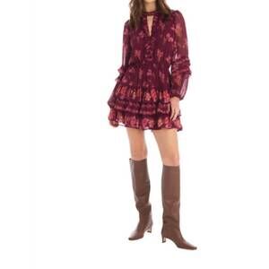 NEW ALLISON NEW YORK sammy mini dress in floral clusters